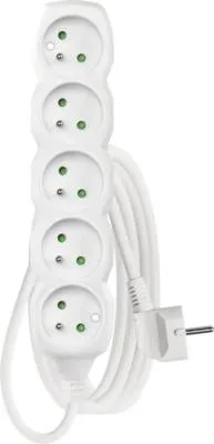 Obrázek produktu pro Prodlužovací kabel Emos se 5 zásuvkami 3m bílá