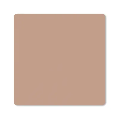 Produktbild von MuchoWow® Mauspad Mousepad Beige - Farbe - Rosa 20x20 cm - Mousepads - Maus Mat - Pad - Mausunterlage - Desk Mat - Bureauartikeln