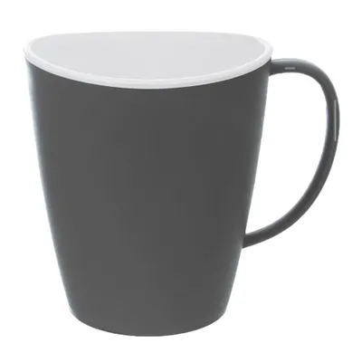 Image de Orion Gobelet Gobelet à café Gobelet à thé en plastique avec anse incassable bords arrondis AURA 380 ml