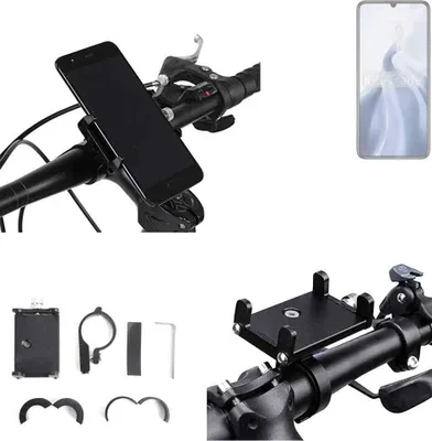 Produktbild von K-S-Trade Handyhalterung für das Fahrrad kompatibel mit Oukitel C51 Halter Lenkstange Fahrradhalterung Motorrad Bike Mount Befestigung Smartphone