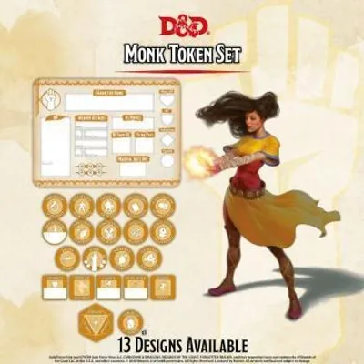 Image de Dungeon & Dragons - Ensemble de pions pour moine