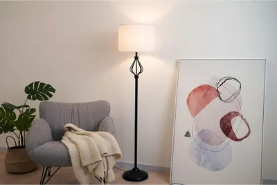 Produktbild von Paulmann Pauleen Stehleuchte Grand Beauty 150cm Schwarz max. 20W E27 mit Schalter
