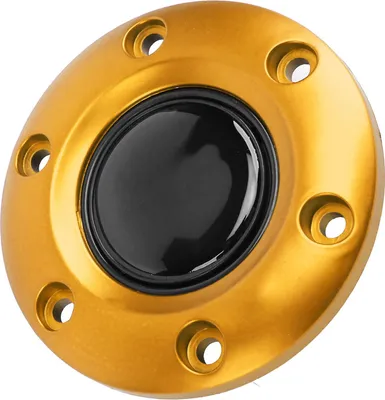 Produktbild von Auto-Lenkrad-Mittelkappe, Innenhupenknopfschalter für 6-Loch-Gold