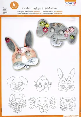 Produktbild von Folia Kindermasken in 6 Motiven