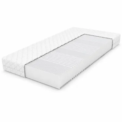 Produktbild von Crownmiller Basic Premium 90x200 cm mittelfest, Komfortschaummatratze, 15 cm hoch, abnehmbarer Bezug, 60 Grad waschbar