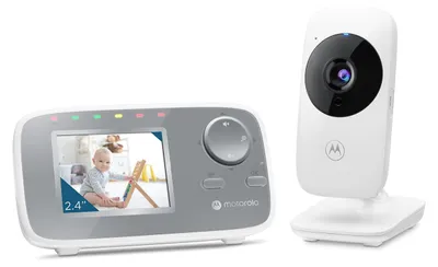 Immagine prodotto di Motorola VM482 Baby-Videoüberwachung 300 m FHSS Silber - Weiß (505537471011)