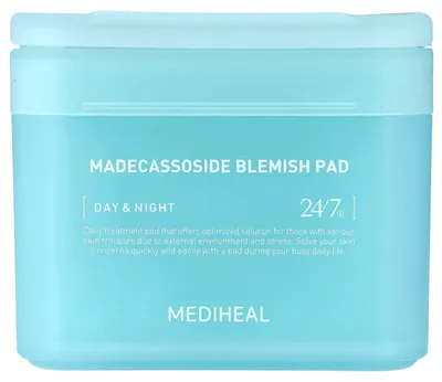Obrázek produktu pro Mediheal Madecassoside Blemish Pad, 100 ks. Zklidňující tonizační pleťové tampony