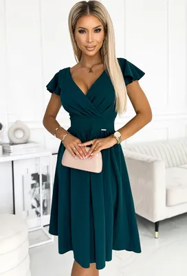 Produktbild von Numoco Dámske spoločenské šaty Matilde zelená L
