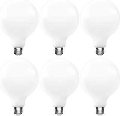 Produktbild von 6 x LED Filament Leuchtmittel Globe G120 8,6W = 75W E27 opal 1055lm warmweiß 2700K DIMMBAR