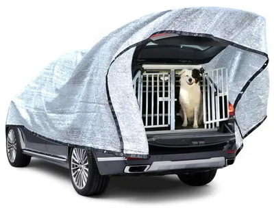 Produktbild von Schattennetz Auto Hund 85% Verdunkelung Reflektierend Aluminium 4x6m
