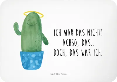 Produktbild von Mr. & Mrs. Panda Kühlschrankmagnet Kaktus Heilig - Weiß - Geschenk, Bruder, rechteckmagnet, Kakteen, Freundin, magnet, Familie, Schwestern, whiteboardmagnet, haftmagnet