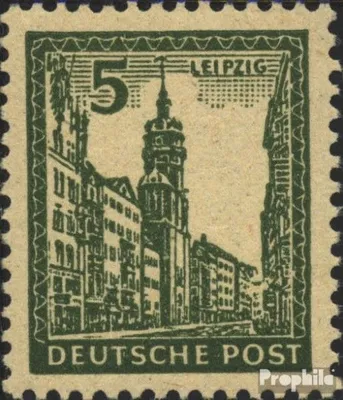 Produktbild von Briefmarken Sowjetische Zone (All.Bes.) 1946 Mi 158II, Haus verstümmelt postfrisch Abschiedsserie
