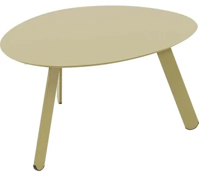 Productafbeelding van Bijzettafeltje Tiki 74x60x35,5cm groen/beige