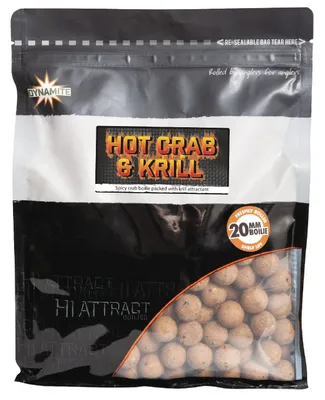 Produktbild von Dynamite Baits Hot Crab & Krill 15mm 1Kg