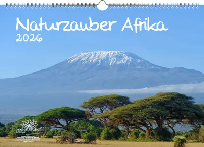 Produktbild von Naturzauber Afrika DIN A3 Kalender für 2026 Landschaft Reise Tiere Urlaub - Seelenzauber