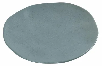 Obrázok produktu pre Estia | Dekoratívna miska – dekoratívny tanier – podnos na sviečky – modrá – 22 x 22 cm – keramika – servírovací tanier – dekoratívny