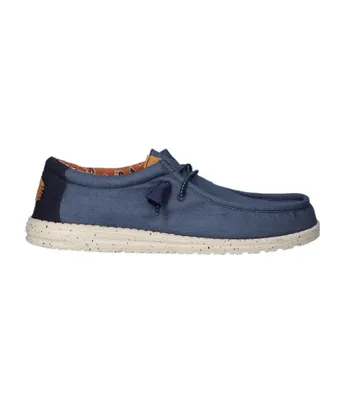Produktbild von HEYDUDE Hey Dude Wally Washed Canvas Schuhe Herren blau 45