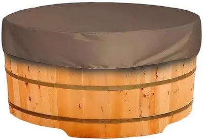 Produktbild von Runder Whirlpool-Abdeckung – Wasserdicht und mit UV-Schutz – 190 x 30 cm