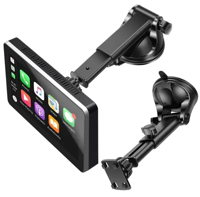 Immagine prodotto di Supporto per auto compatibile con CarPlay, con rotazione a 360° e regolazione flessibile