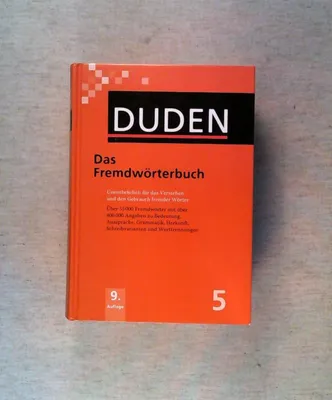 Zdjęcie produktu dla Das Fremdwörterbuch: Unentbehrlich für das Verstehen und den Gebrauch fremder Wörter (Duden - Deutsche Sprache in 12 Bänden)