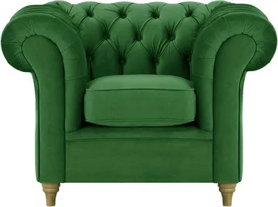 Image de Fauteuil Chesterfield-Velluto 10-wax black