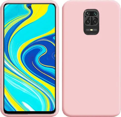 Produktbild von Redmi Note 9 Pro Hülle, LaimTop Flüssig Silikon Soft Gummi Schutzhülle für Xiaomi Redmi Note 9 Pro / 9S / 9 Pro Max Rosa