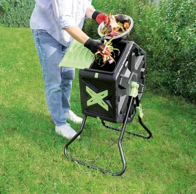 Productafbeelding van Omgoods - 60L Rotatie Composteerder voor Tuin en Keukenafval