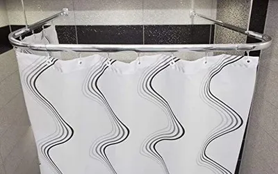 Produktbild von Bezbarierowy chromowany drążek na zasłonę prysznicową