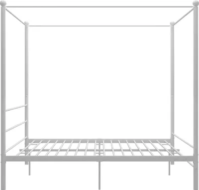 Produktbild von "Winterschlussverkauf "Himmelbett - CLORIS - Doppelbett - Robust und langlebig - Weiß Metall 180x200 cm - Einfache Montage -   - DEMöbel2708047