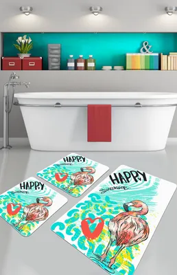 Image de Mijolnir, Happy- CHL4395, multicolore, tapis de bain, 700 g/m², 100 % velours