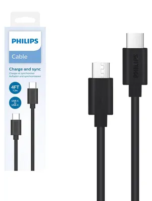 Immagine prodotto di Philips Cavo USB di tipo C - DLC3104C/00 - Da USB-C a USB-C - 1,2 metri
