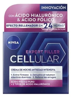 Imagen del producto de Nivea Cellular Filler Hialurónico y Fólico Crema Noche 50ml
