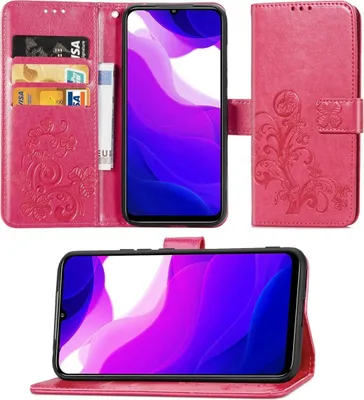 Produktbild von König Design Hülle kompatibel mit Xiaomi Mi 10 Lite 5G Kunstleder Handyhülle - Handy Case Rosa