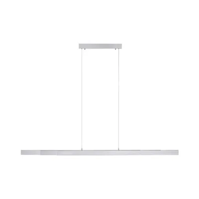 Produktbild von LED Pendelleuchte silber, Länge verstellbar, H 180 cm