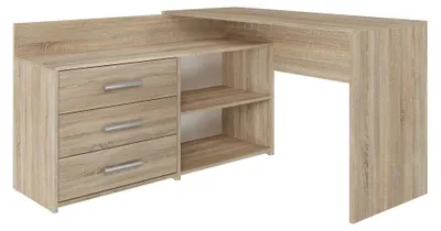 Obrázek produktu pro Psací stůl rohový + komoda DANY Dub sonoma