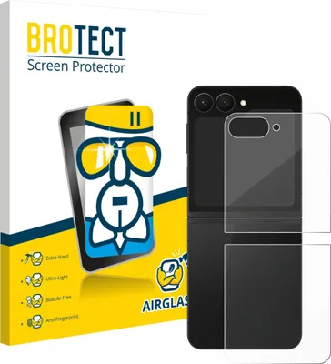 Produktbild von BROTECT Schutzglas für Samsung Galaxy Z Flip 7 FE (Rückseite) Schutzfolie Panzer Folie Glas Display Schutz klar