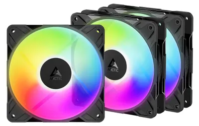 Image de ARCTIC Lüfter 120*120*25 P12 Pro Reverse A-RGB -3Pack
