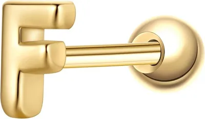Produktbild von Glanzstücke München Piercing Buchstabe F Sterling Silber 50084892