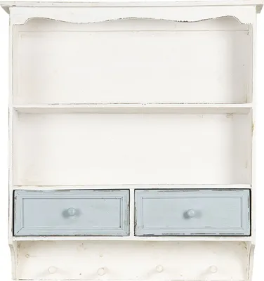 Obrázok produktu pre Nástěnná police Clayre & Eef 56x13x60 cm bílá 5H0465