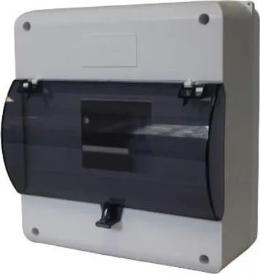 Produktbild von Reiheneinbauverteiler 1x8 Aufputz N+PE mit Rauchklappe IP30 Karlik OB-8ZZK
