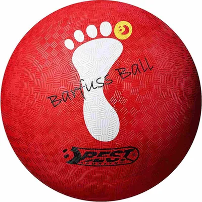 Produktbild von BEST SPORTING Barfuß Fußball I Leichter Ball Größe 5 I roter Sportball I hochwertiger Kickball I Kinder Spielball aus Soft-Gummi I Strandball für Drinnen und Draußen geeignet I Ball Kinder