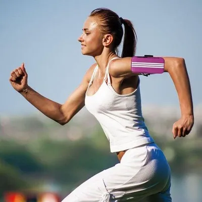 Produktbild von Sporttelefonhalter für Laufband, Laufarmband, Lauftelefonhalter, Lauftelefonarmband, Fitnessarmband, Laufarmbandhalter, Paarfarbe, für Fitness und Laufen