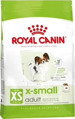 Zdjęcie produktu dla Royal Canin X-Small Adult, Dorosły, Kukurydza, Drób, 1,5 kg