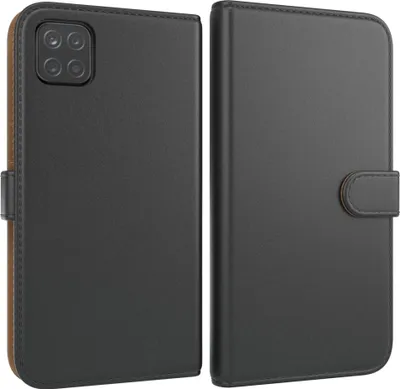 Produktbild von EAZY CASE Business Hülle für Samsung Galaxy A12 klappbar, Premium Kunstleder Handyhülle mit Kartenfach
