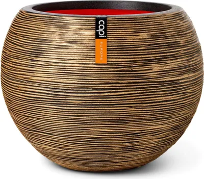 Produktbild von Capi Europe Gefäß kugel Rib NL - 62x48 - Gold