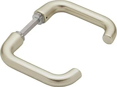 Zdjęcie produktu dla HOPPE para klamek Paris 138L/EI38Z aluminium F2 bez rozet VK 8mm - 3397437