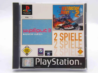 Produktbild von Twinpack: Wipeout 3 SE & Destruction Derby 2