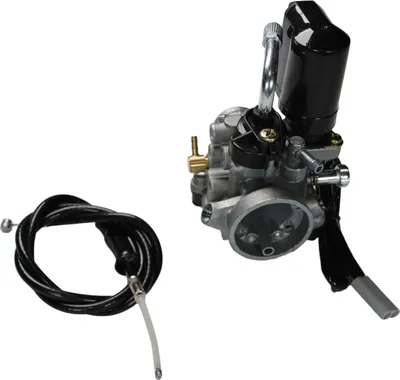 Image de Maxtuned 17,5mm carburateur sport / tuning complet avec E-Choke compatible avec Piaggio / Gilera / 50ccm 2T -