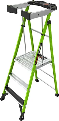 Produktbild von Little Giant Leiter, FORTRESS 3 Stufen, Fiberglas-Plattformleiter, Tragkraft 150 kg, Material Fiberglas, 19303