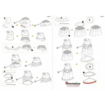 Produktbild von METAL EARTH 3D-Puzzle Doctor Who: Dalek (Gold)